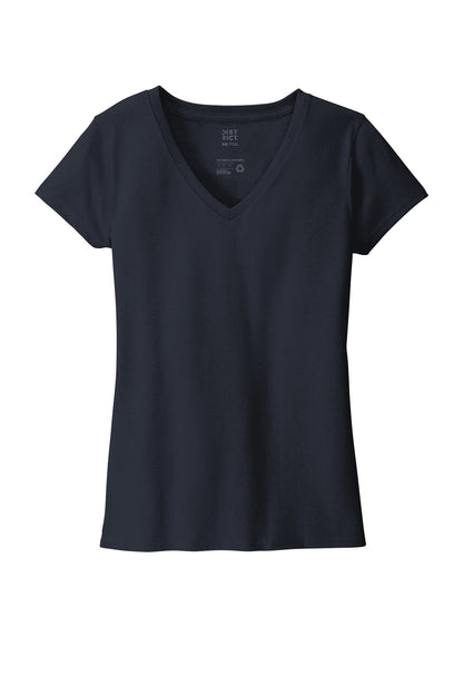 Custom Embroidered District T-Shirts  in True Navy