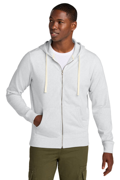 Custom Embroidered District Sweatshirts/Fleece in Ash