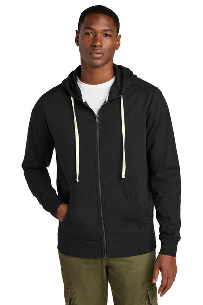 Custom Embroidered District Sweatshirts/Fleece in Black