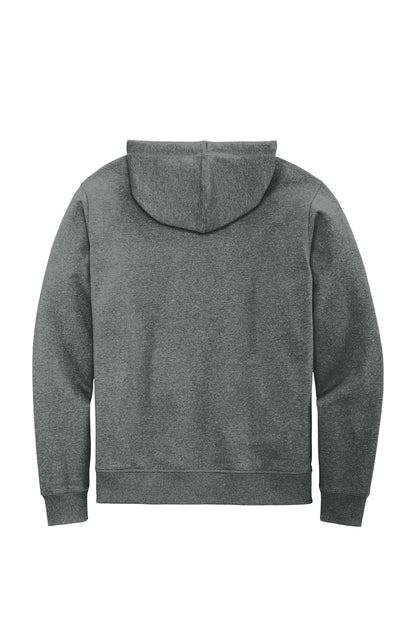 Custom Embroidered District Sweatshirts/Fleece in Deep Grey Heather