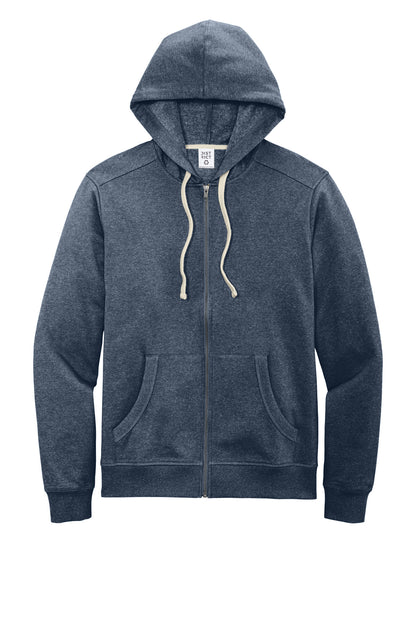 Custom Embroidered District Sweatshirts/Fleece in Heathered Navy