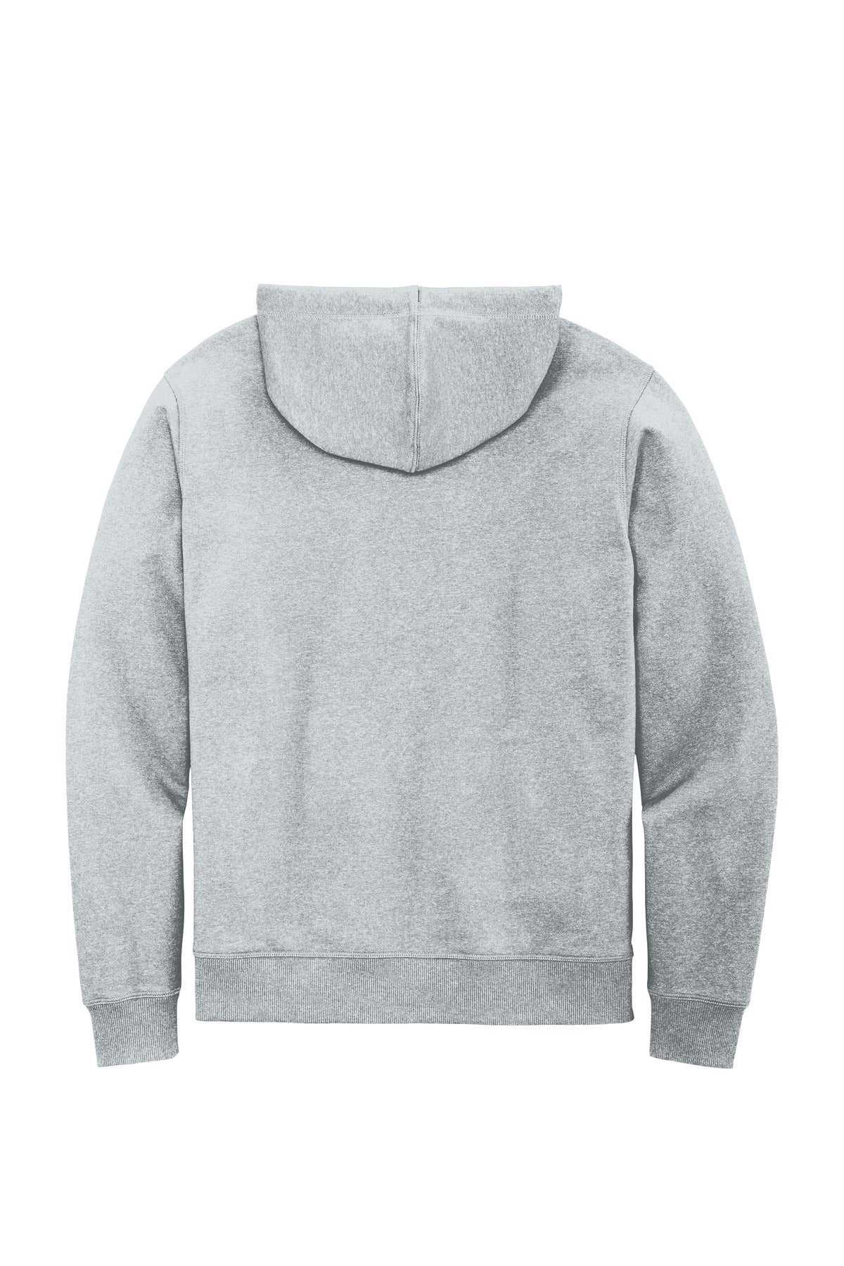 Custom Embroidered District Sweatshirts/Fleece in Light Heather Grey