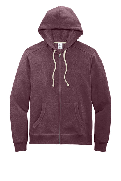 Custom Embroidered District Sweatshirts/Fleece in Maroon Heather