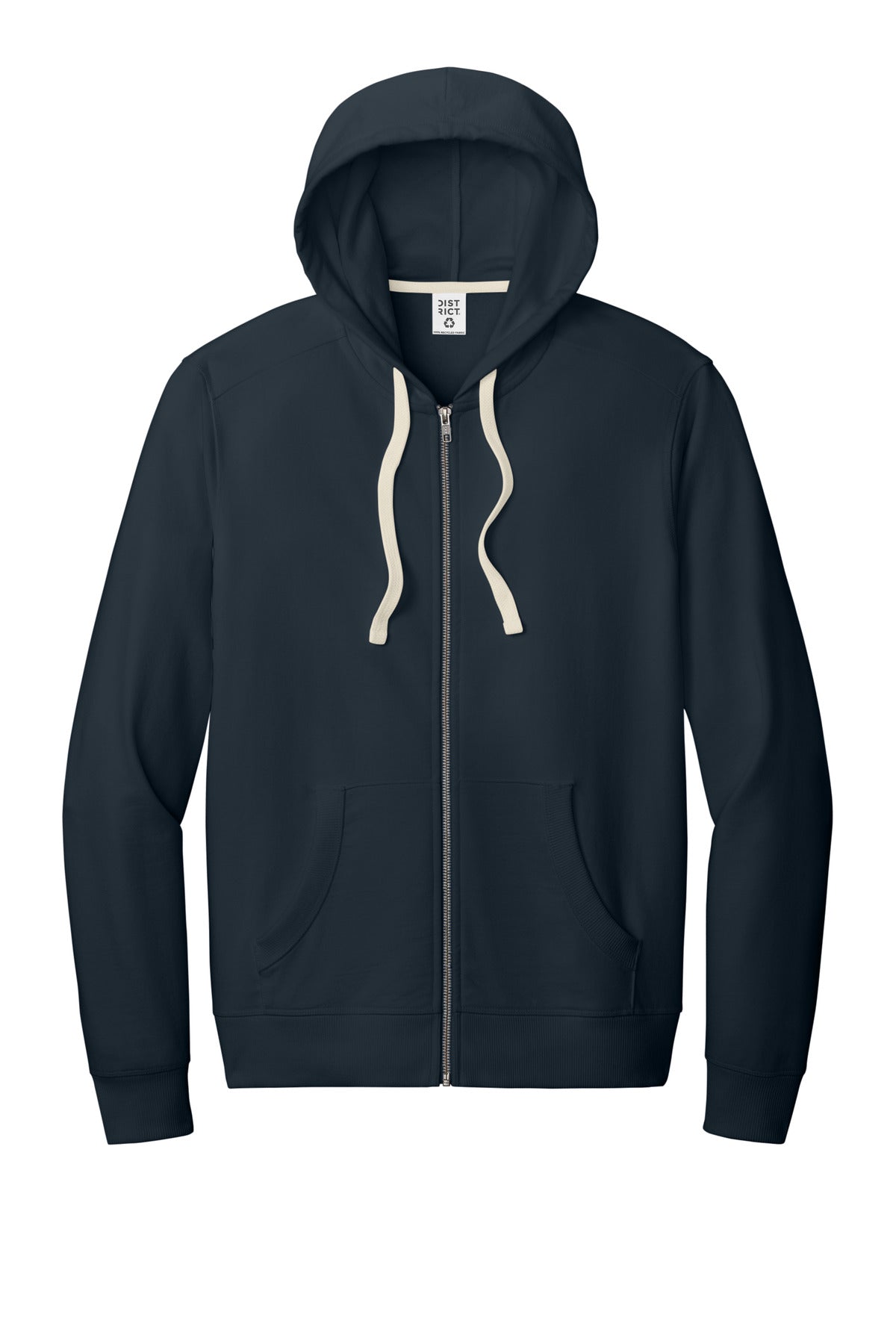 Custom Embroidered District Sweatshirts/Fleece in True Navy