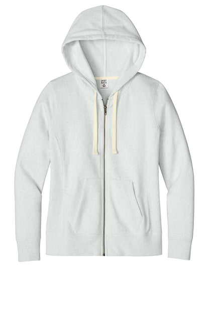 Custom Embroidered District Sweatshirts/Fleece in Ash