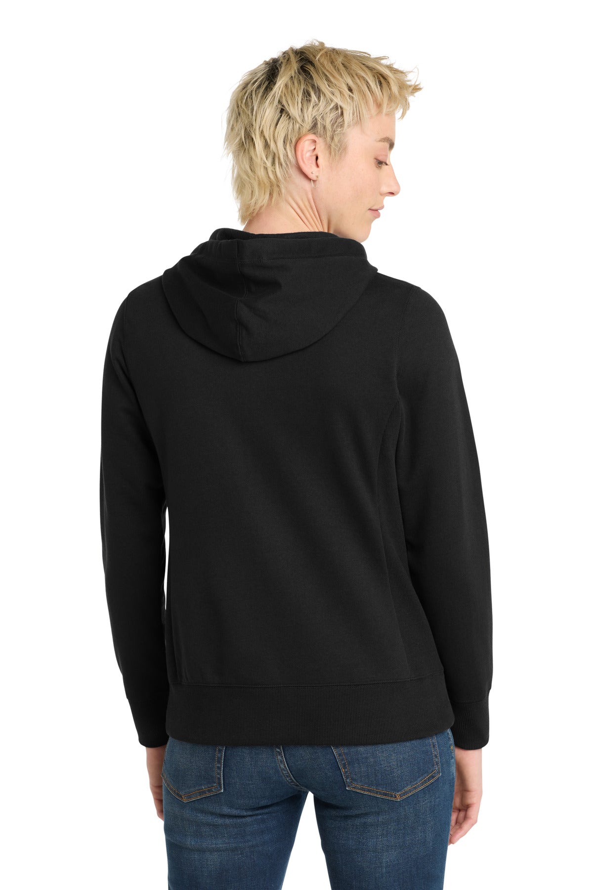 Custom Embroidered District Sweatshirts/Fleece in Black