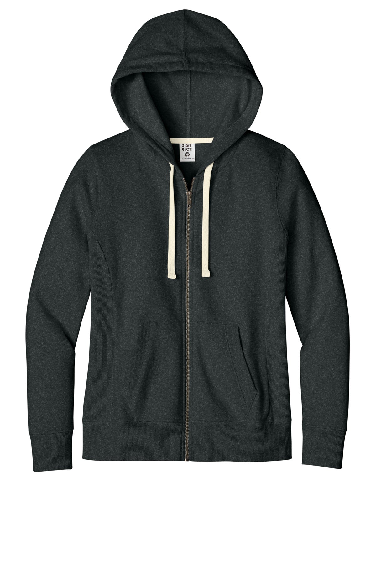 Custom Embroidered District Sweatshirts/Fleece in Charcoal Heather