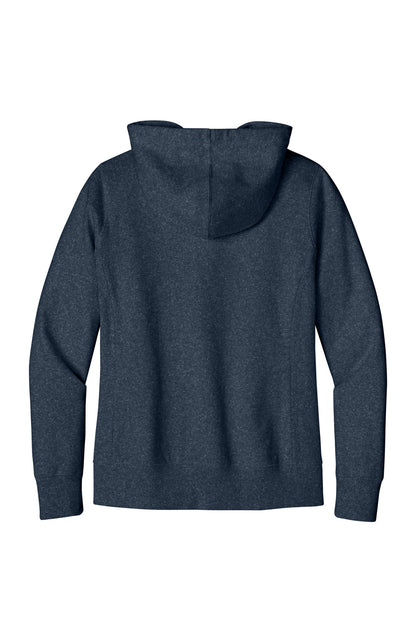 Custom Embroidered District Sweatshirts/Fleece in Heathered Navy