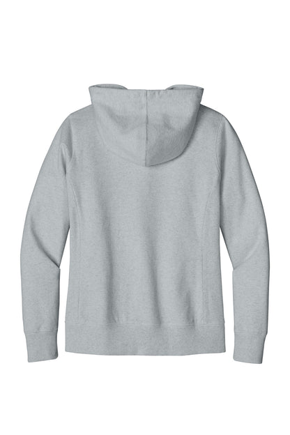 Custom Embroidered District Sweatshirts/Fleece in Light Heather Grey