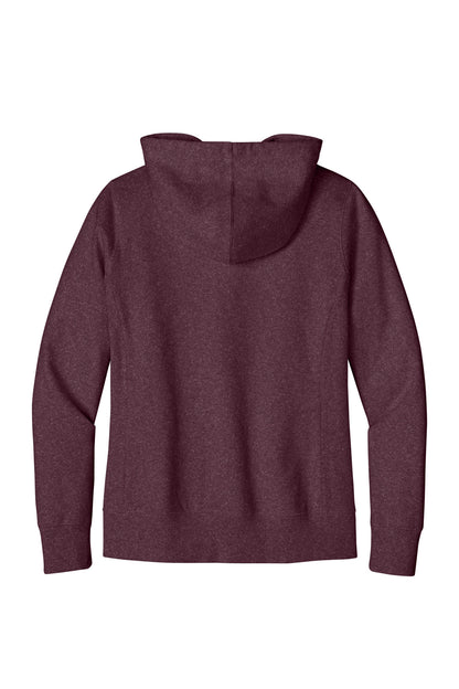 Custom Embroidered District Sweatshirts/Fleece in Maroon Heather