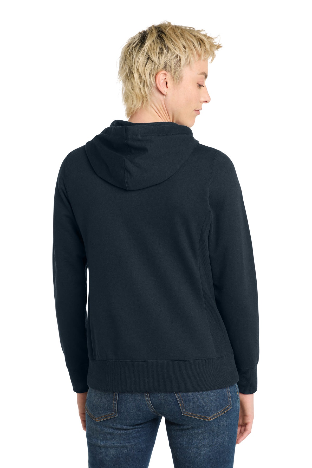 Custom Embroidered District Sweatshirts/Fleece in True Navy