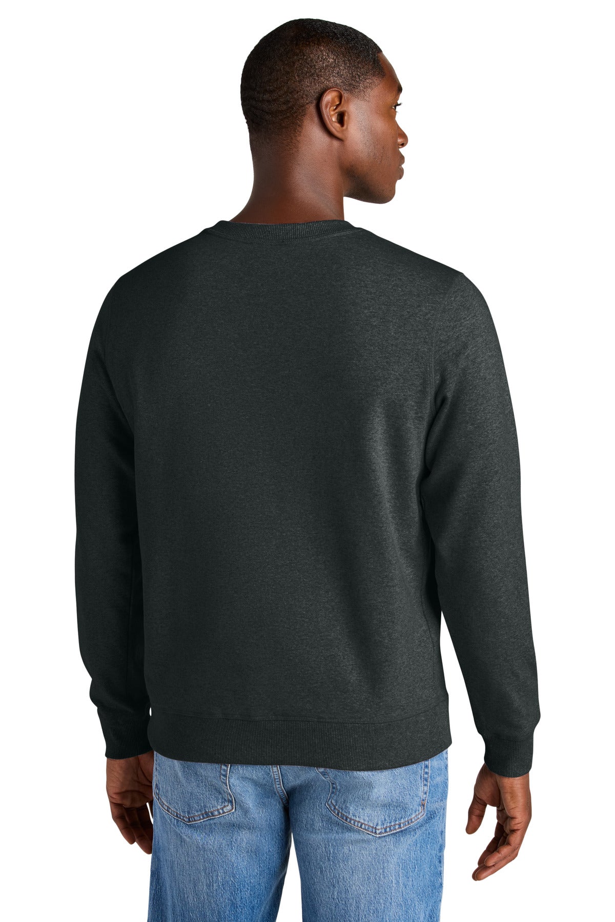 Custom Embroidered District Sweatshirts/Fleece in Charcoal Heather