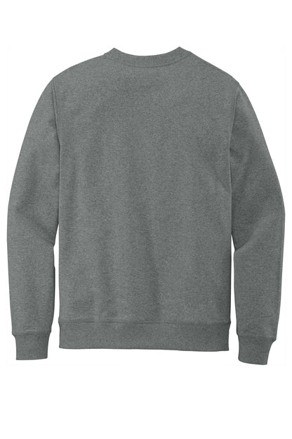 Custom Embroidered District Sweatshirts/Fleece in Deep Grey Heather