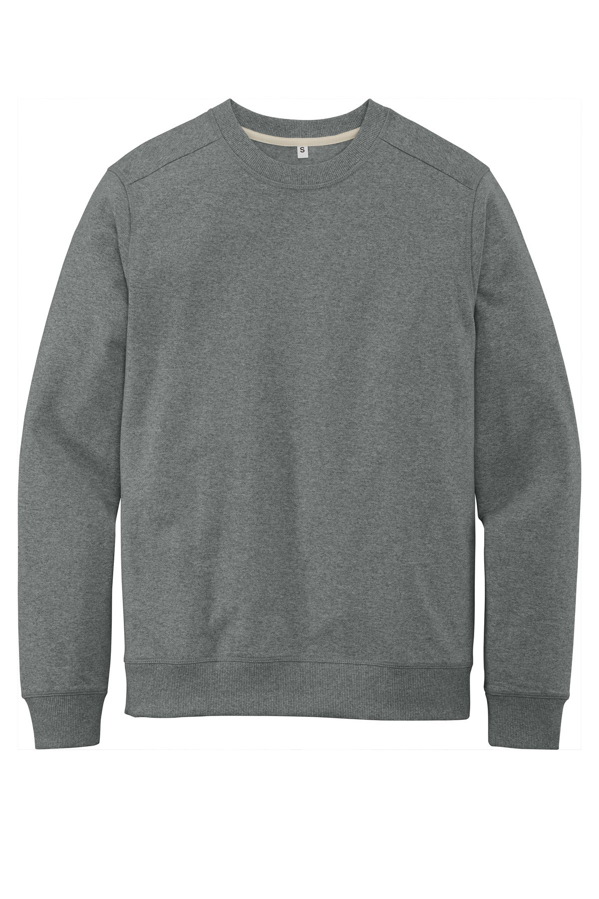 Custom Embroidered District Sweatshirts/Fleece in Deep Grey Heather