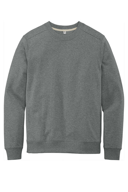 Custom Embroidered District Sweatshirts/Fleece in Deep Grey Heather