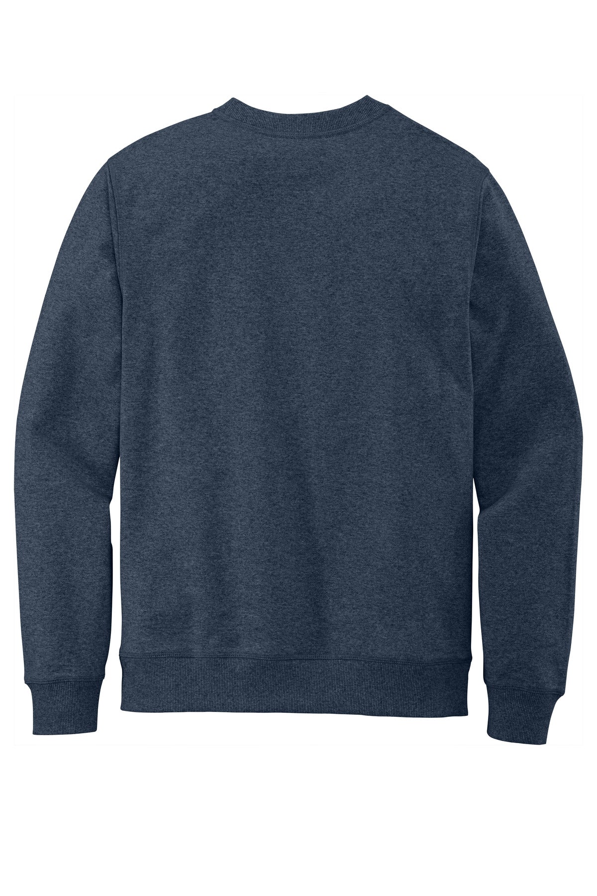 Custom Embroidered District Sweatshirts/Fleece in Heathered Navy