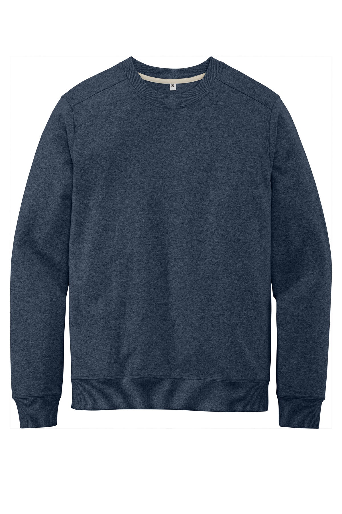 Custom Embroidered District Sweatshirts/Fleece in Heathered Navy