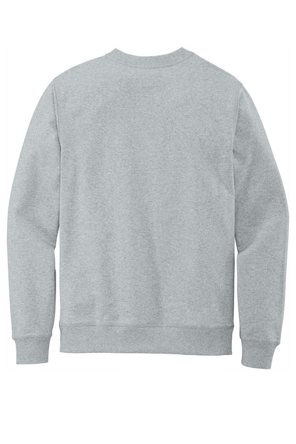 Custom Embroidered District Sweatshirts/Fleece in Light Heather Grey