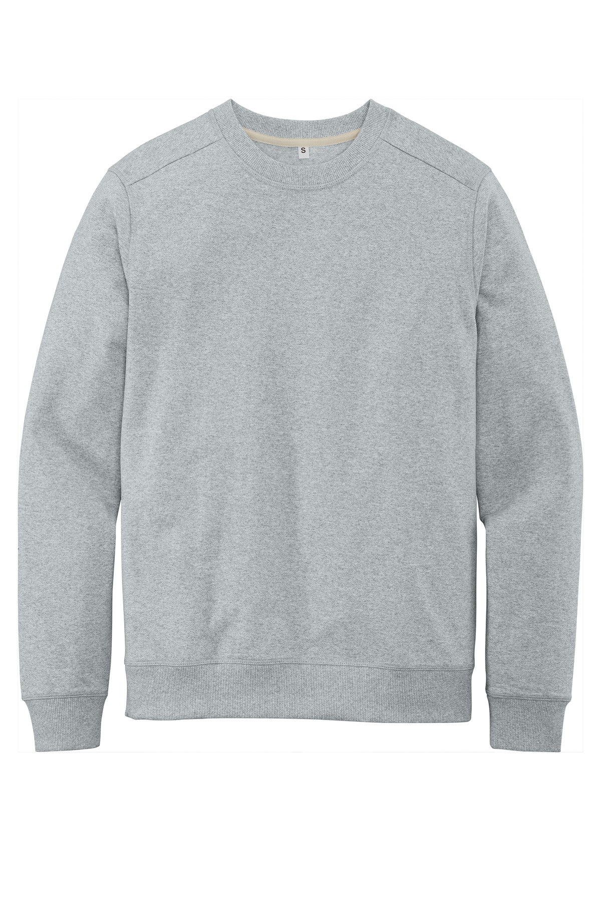 Custom Embroidered District Sweatshirts/Fleece in Light Heather Grey
