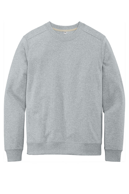 Custom Embroidered District Sweatshirts/Fleece in Light Heather Grey