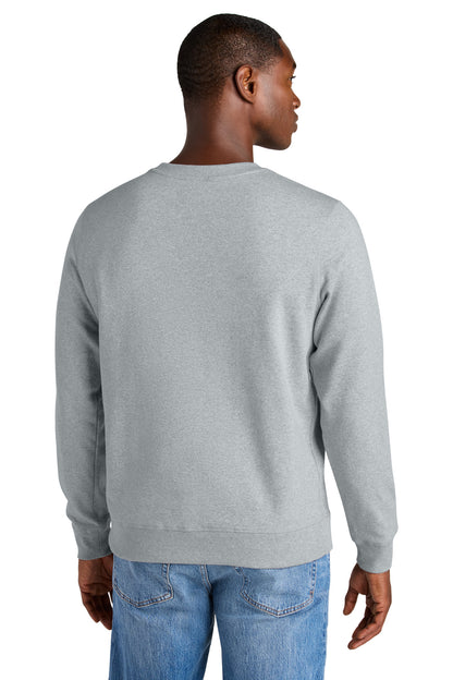 Custom Embroidered District Sweatshirts/Fleece in Light Heather Grey