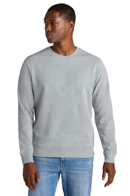 Custom Embroidered District Sweatshirts/Fleece in Light Heather Grey