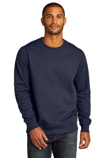 Custom Embroidered District Sweatshirts/Fleece in True Navy