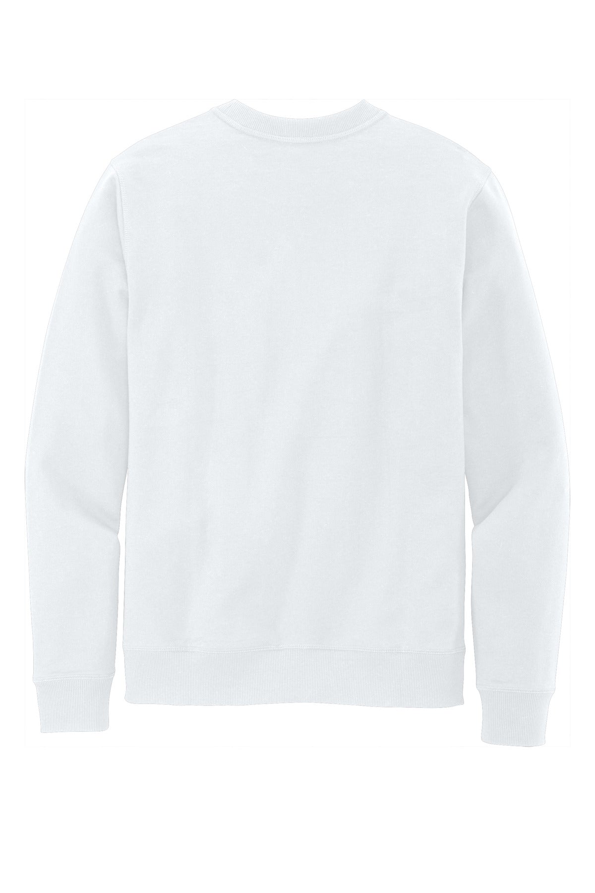 Custom Embroidered District Sweatshirts/Fleece in White
