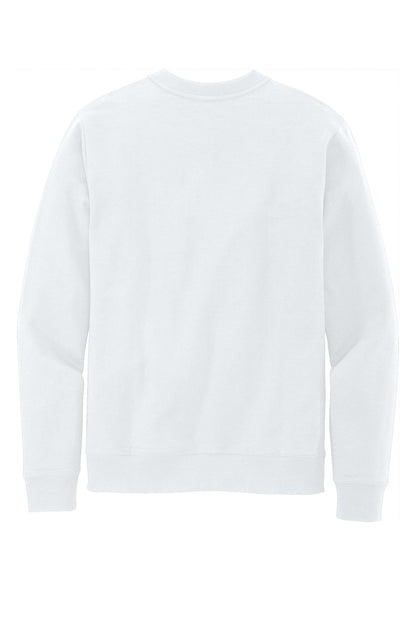 Custom Embroidered District Sweatshirts/Fleece in White