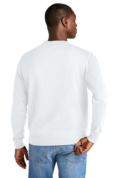 Custom Embroidered District Sweatshirts/Fleece in White