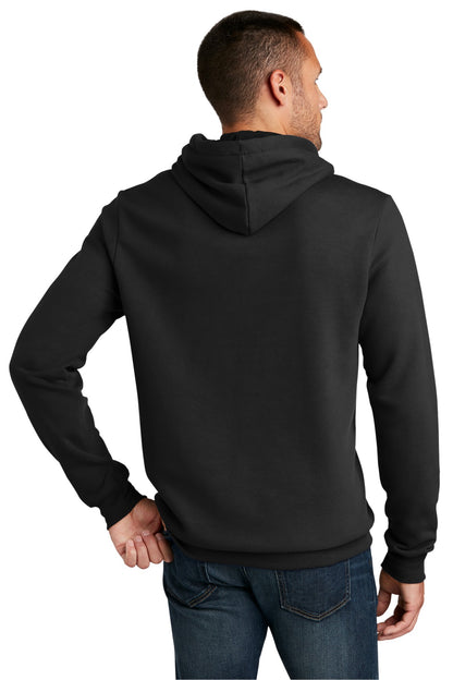 Custom Embroidered District The Concert Fleece Hoodie. DT810,Black