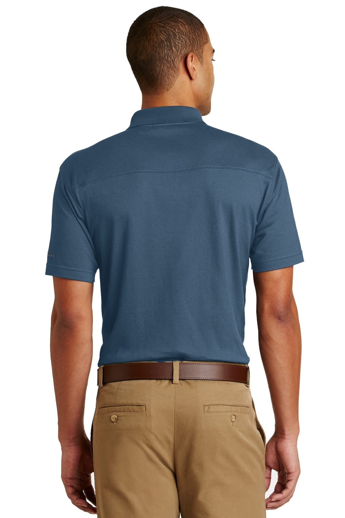 Custom Embroidered Eddie Bauer Polos/Knits in Coast Blue
