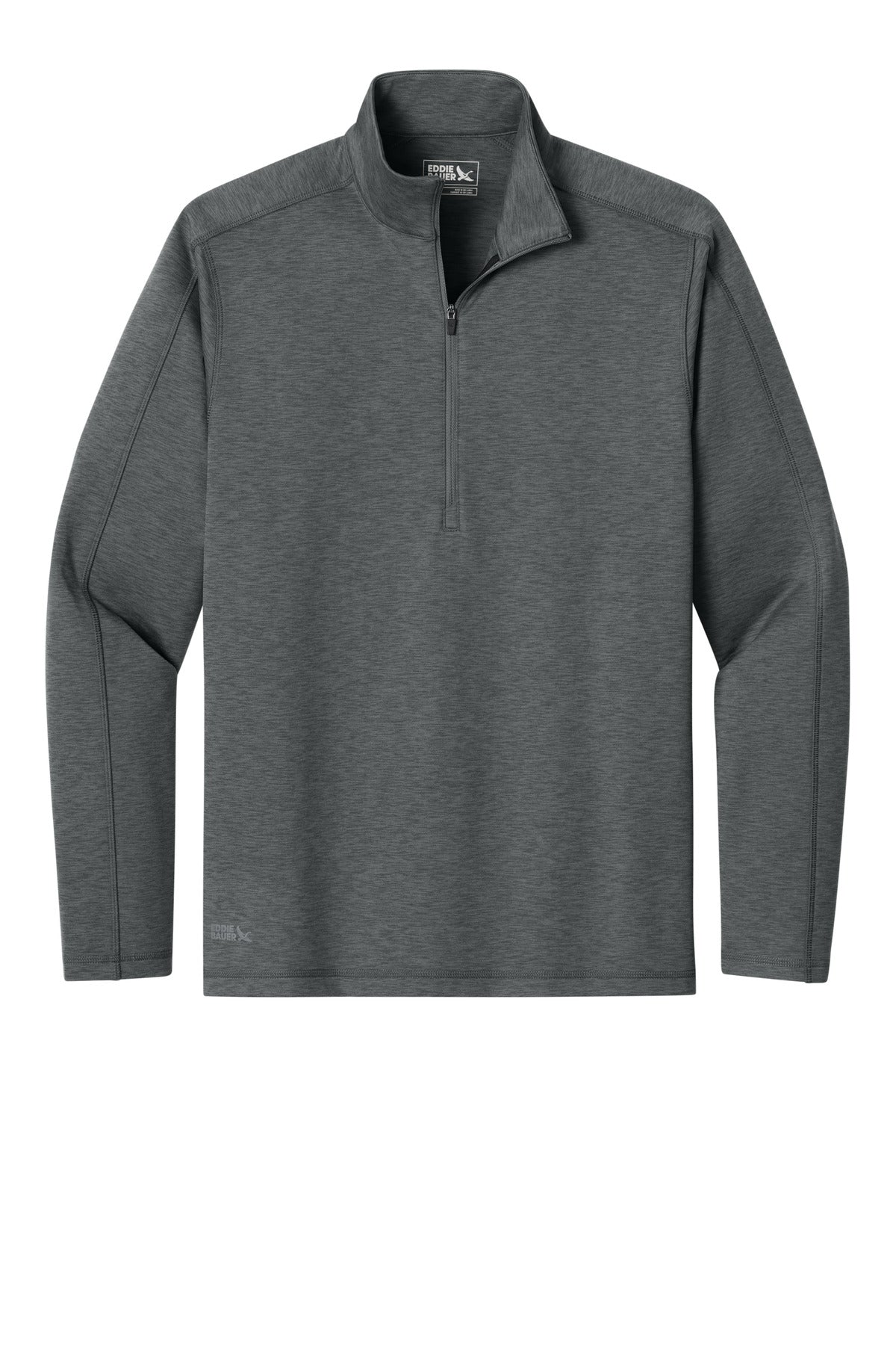 Custom Embroidered Eddie Bauer Sweatshirts in Metal Grey Heather