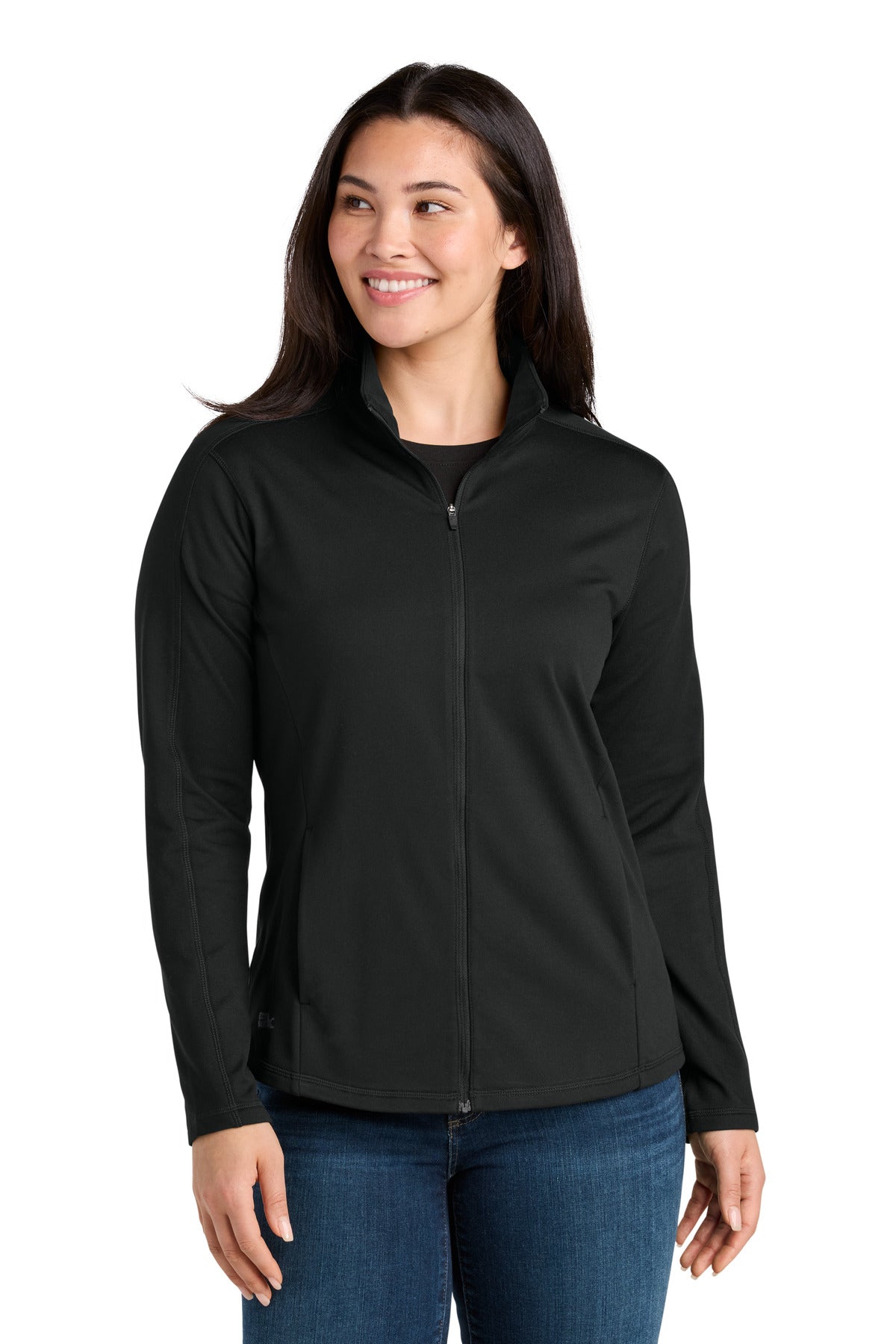 Custom Embroidered Eddie Bauer Sweatshirts/Fleece in Deep Black