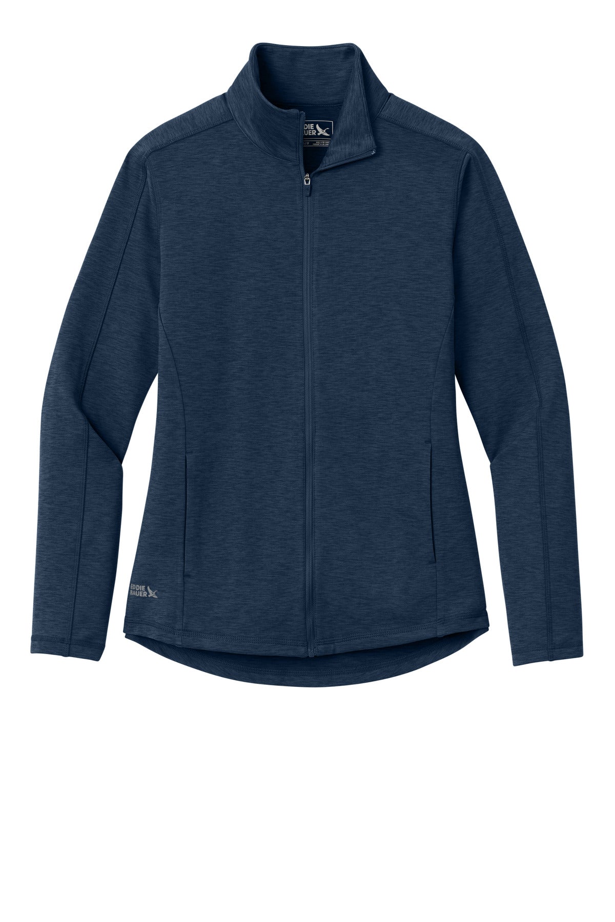 Custom Embroidered Eddie Bauer Sweatshirts/Fleece in River Blue Navy Heather