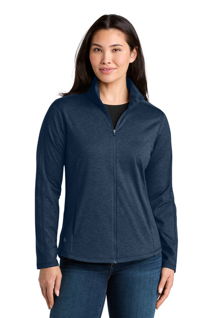 Custom Embroidered Eddie Bauer Sweatshirts/Fleece in River Blue Navy Heather