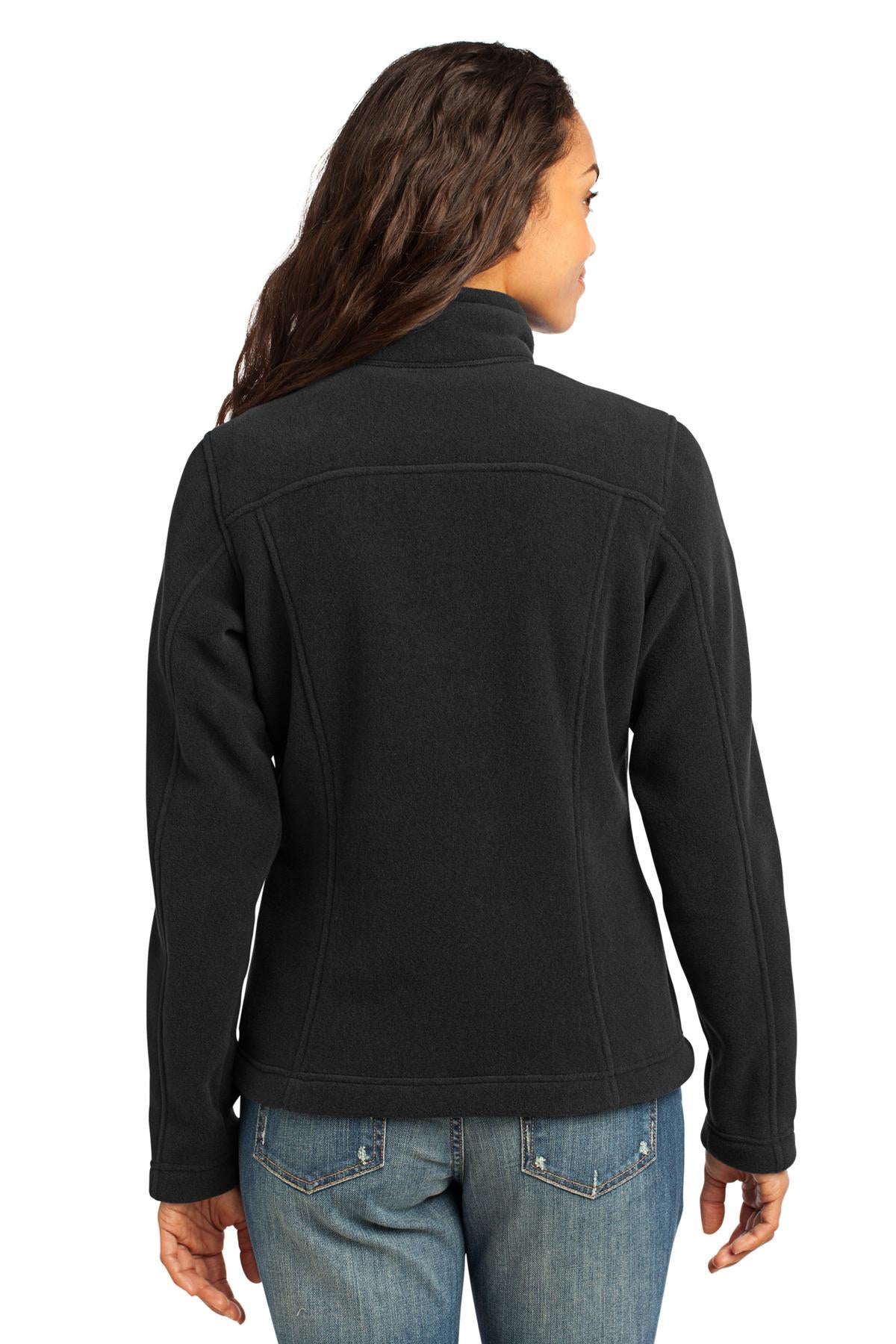 Custom Embroidered Eddie Bauer - Women's Full-Zip Fleece Jacket. EB201,Black
