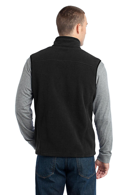 Custom Embroidered Eddie Bauer - Fleece Vest. EB204,Black