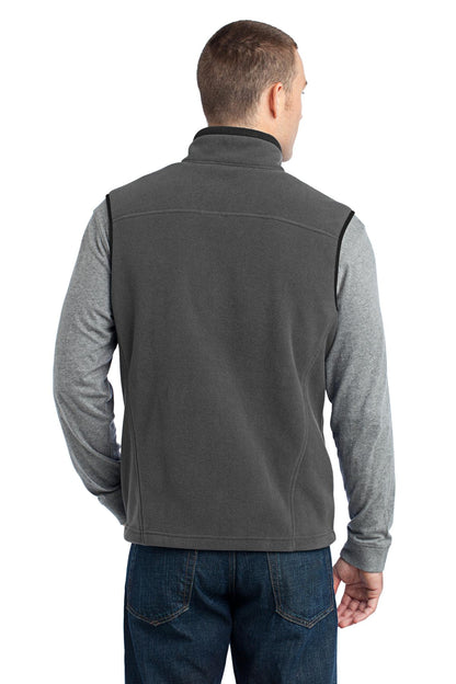 Custom Embroidered Eddie Bauer - Fleece Vest. EB204,Grey Steel