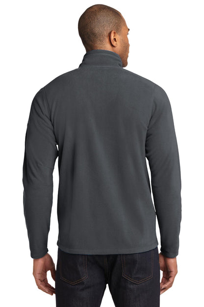 Custom Embroidered Eddie Bauer Full-Zip Microfleece Jacket. EB224,Grey Steel