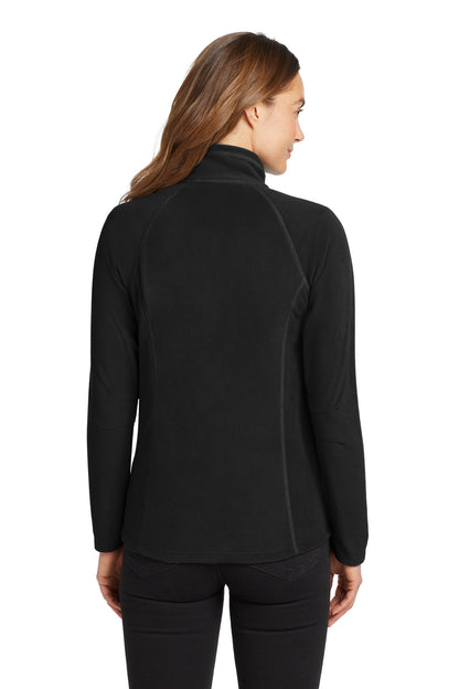 Custom Embroidered Eddie Bauer Women's Full-Zip Microfleece Jacket. EB225,Black