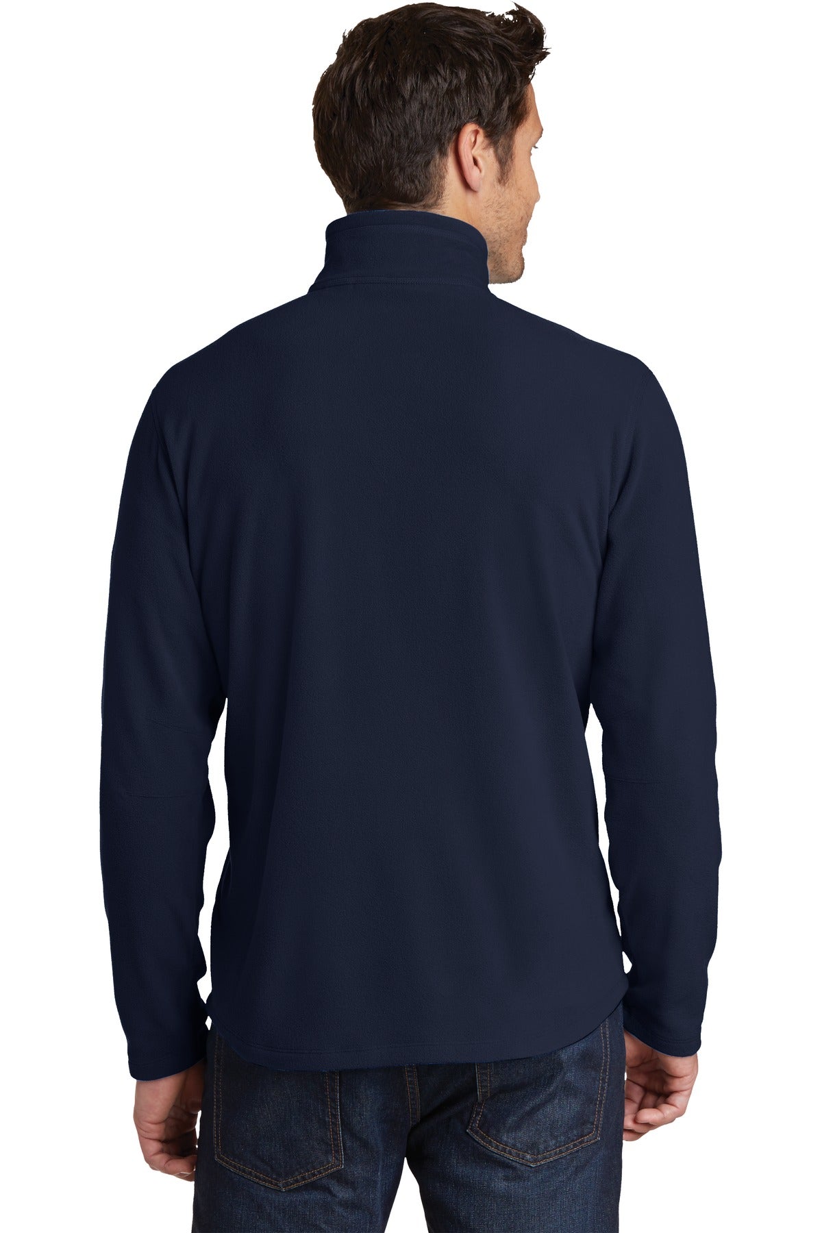 Custom Embroidered Eddie Bauer1/2-Zip Microfleece Jacket. EB226,Navy