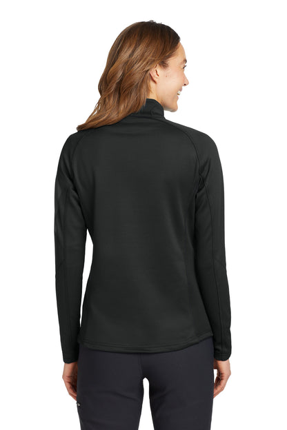 Custom Embroidered Eddie Bauer Women's 1/2-Zip Performance Fleece. EB235,Black