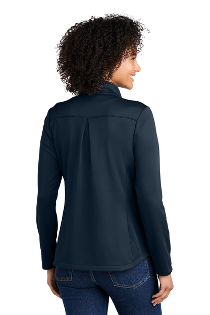 Custom Embroidered Eddie Bauer Women's Smooth Mid Layer Fleece 1/2-Zip EB2370,River Blue Navy