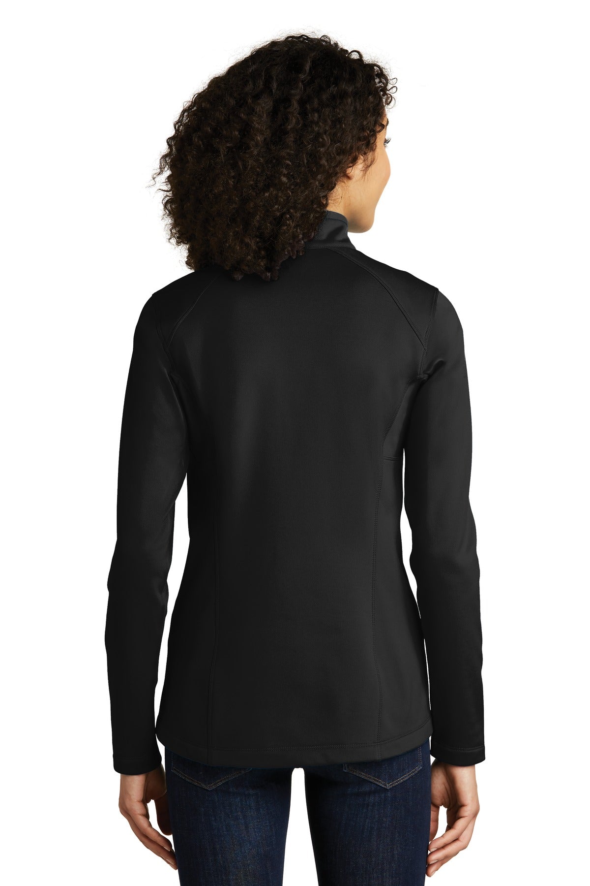 Custom Embroidered Eddie Bauer Women's Highpoint Fleece Jacket. EB241,Black