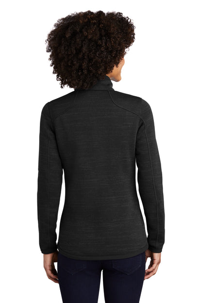 Custom Embroidered Eddie Bauer  Women's Sweater Fleece Full-Zip. EB251,Black