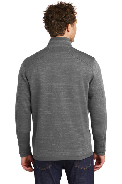Custom Embroidered Eddie Bauer  Sweater Fleece 1/4-Zip. EB254,Dark Grey Heather