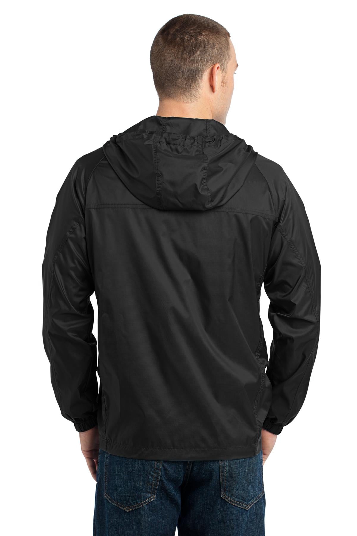 Custom Embroidered Eddie Bauer - Packable Wind Jacket. EB500,Black
