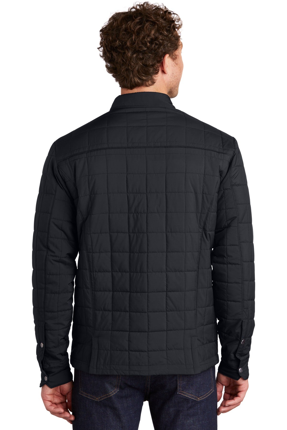 Custom Embroidered Eddie Bauer  Shirt Jac. EB502,Black