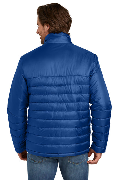 Custom Embroidered Eddie Bauer Quilted Jacket EB510,Cobalt Blue